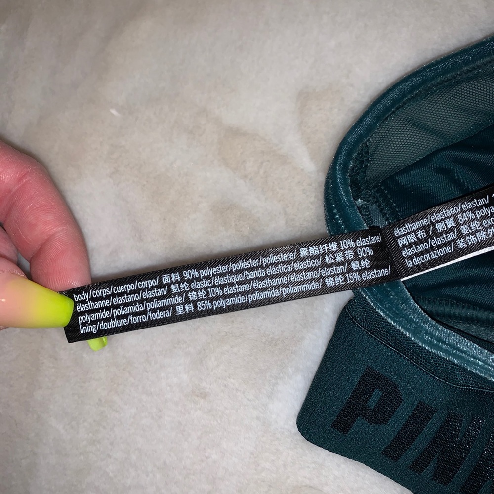 NWOT vs pink velvet sports bra - Picture 12 of 16